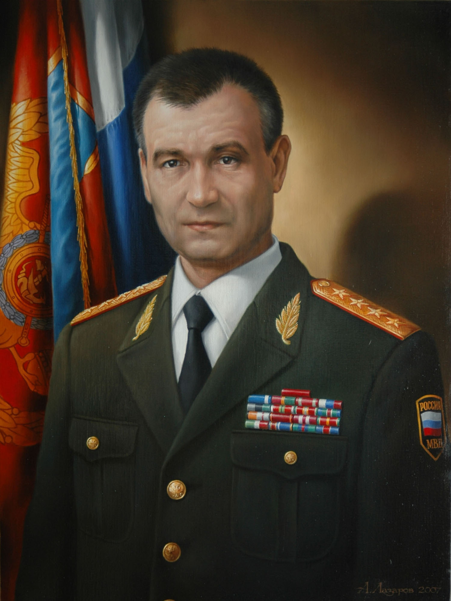 Portret ministra vnutrennih del R.G.Nurgalieva