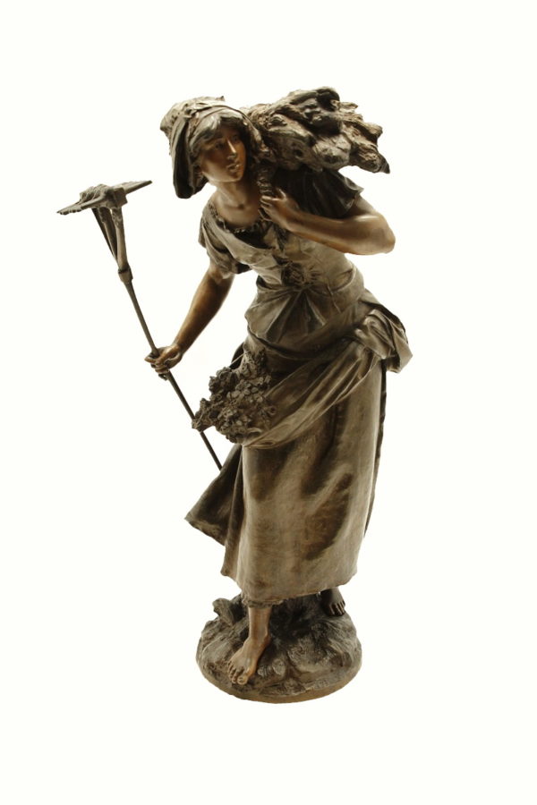бронзовая скульптура сенокос